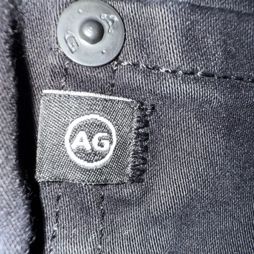 AG Adriano Goldschmied The Ives Pants 30x32 Modern Athletic Black Stretch Denim